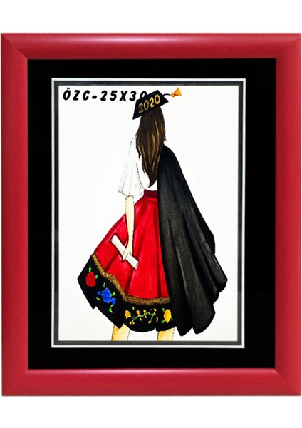Hediyelik Çerçeve Dekorasyon Kişiye Özel Resim Çerçevesi 25X30