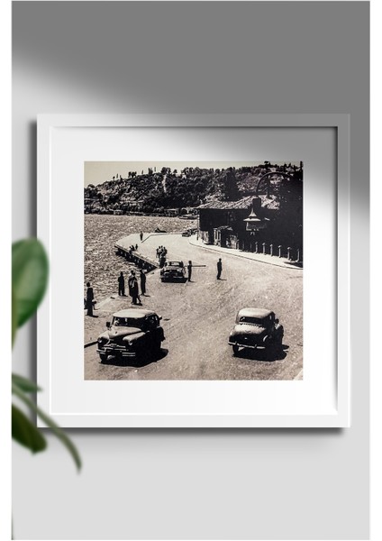 Çerçeveli Istanbul Serisi Eski Istanbul Tarihi Konsept ve Tekli Çoklu Çerçeveler 20X20