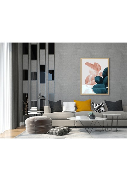 Çerçeveli Tekli Tablo Çerçeveler Dekorasyon Ev Dekoru 50X70 Ahşap Tablo Tekli 172