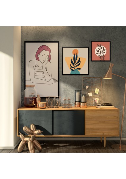 Dekorasyon Çoklu Çerçeveler Baskılar Baskı Seti Ev Dekoru Home Dekor Tablo 147
