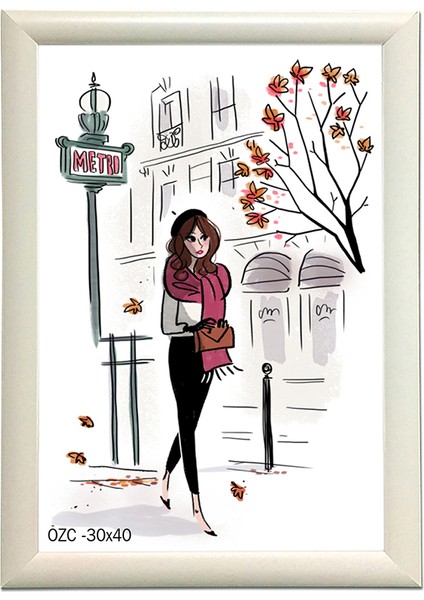 Hediyelik Çerçeve Ev Home Ofis Kişiye Özel Resim Çerçevesi Masaüstü 30X40