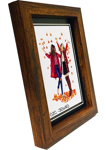 Hediyelik Çerçeve Ev Home Ofis Kişiye Özel Resim Çerçevesi Masaüstü 30X40