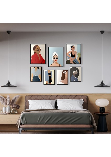 Dekorasyon Çoklu Çerçeveler Baskılar Baskı Seti Ev Dekoru Home Dekor Tablo 158