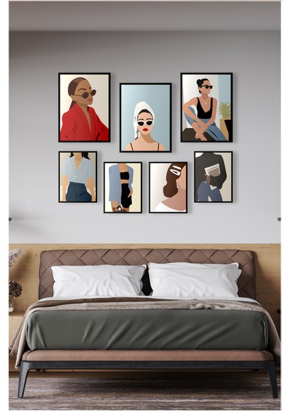 Dekorasyon Çoklu Çerçeveler Baskılar Baskı Seti Ev Dekoru Home Dekor Tablo 158 modelleri