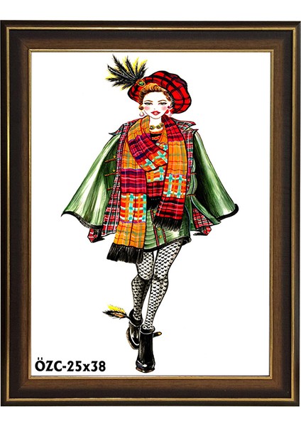 Hediyelik Çerçeve Dekorasyon Kişiye Özel Resim Çerçevesi Fotoğraf Çerçevesi Masaüstü Çerçeve 25X38