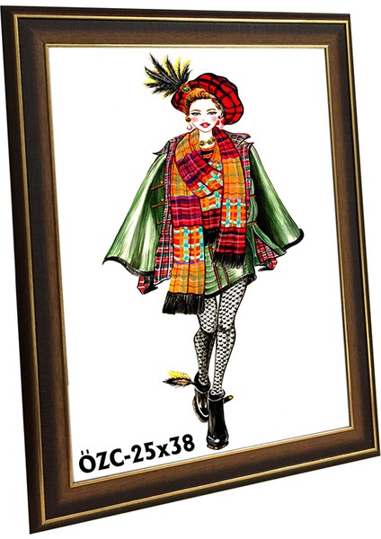 Hediyelik Çerçeve Dekorasyon Kişiye Özel Resim Çerçevesi Fotoğraf Çerçevesi Masaüstü Çerçeve 25X38 fiyatları