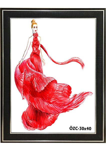 Hediyelik Çerçeve Dekorasyon Kişiye Özel Resim Çerçevesi 30X40