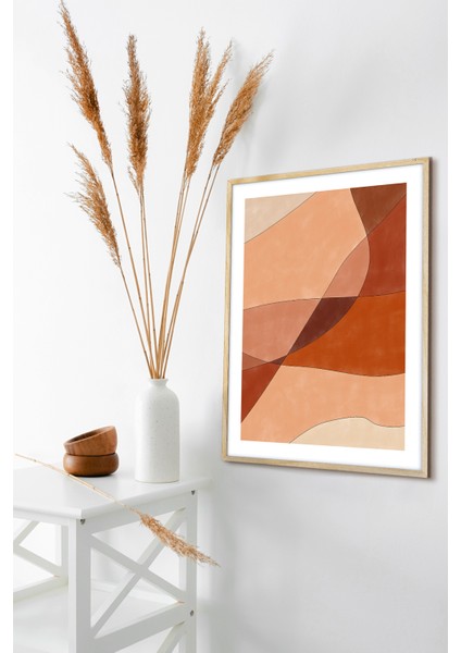 Çerçeveli Tablo Dekorasyon Ev Dekoru Konsept Hediyelik Modern Tekli Ahşap Çerçeve