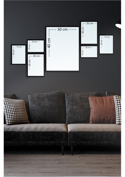 Dekorasyon Çoklu Çerçeveler Baskılar Baskı Seti Ev Dekoru Home Dekor Tablo 148 modelleri