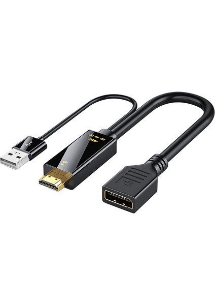 HDMI Display Dönüştürücü 4K HDMI To Displayport Kablo HDMI In Erkek Display Out Dişi 4K@60Hz HDMI - Dp Çevirici