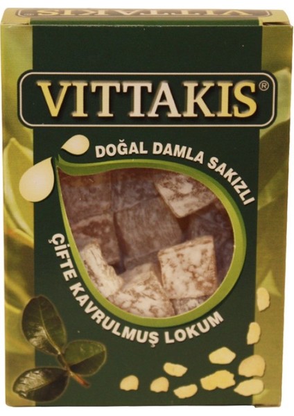 Doğal Damla Sakızlı Lokum Çifte Kavrulmuş 75 Gr.