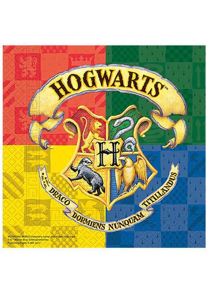 Harry Potter Hogwarts Peçete Pk:20 Kl:12