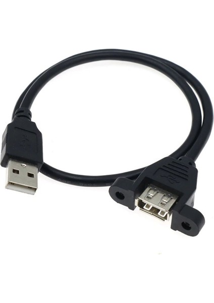 USB 2.0 Dişi Erkek Panel Tipi Montaj Tipi USB Kablo 1m