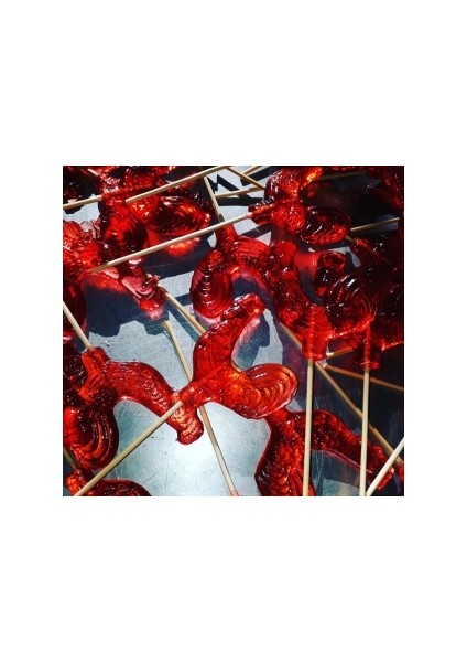 Horoz Lolipop Şeker Büyük Boy Kırmızı 20 x 30 gr fırsatları