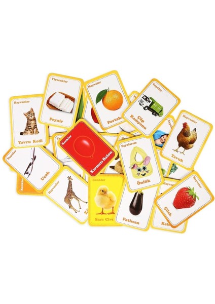 Flash Cards Ilk 50 Sözcük Bebeğimin Ilk Zeka Kartları