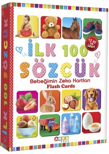 Flash Cards Ilk 100 Sözcük Bebeğimin Ilk Zeka Kartları 2'li Set