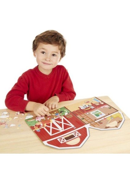 Melissa & Doug Tekrar Kullanılablen Çiftlik Kabartmalı Çıkartma