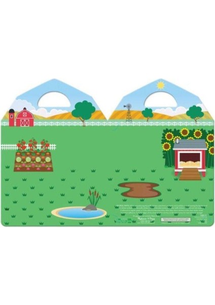 Melissa & Doug Tekrar Kullanılablen Çiftlik Kabartmalı Çıkartma