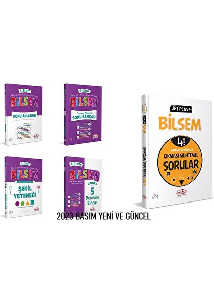 4.sınıf Bilsem Sınavı Hazırlık Kitapları Konu Soru Şekil Deneme Y