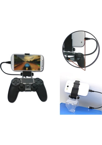 Gamepad Telefon Klipsi Ayarlanabilir Açı Sıkıştırma Oyun Denetleyicisi Telefon Akıllı Klip (Yurt Dışından) indirimleri