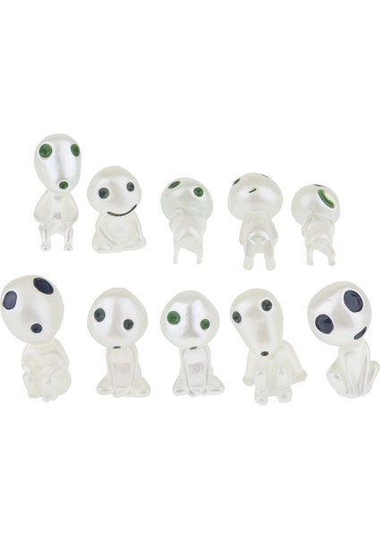 10PCS/LOT Mononoke Karanlık Aydınlık Bebekleri Reçine Karikatür Figürinler Oyuncaklar 10 Pcs/set (Yurt Dışından) fırsatları