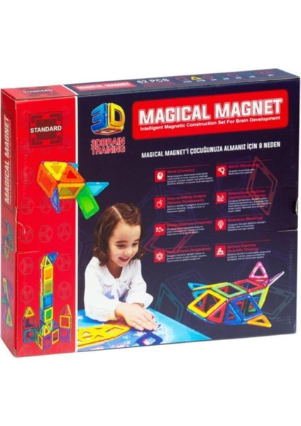 Başel Oyuncak Magical Magnet 62 Parça Oyun Seti