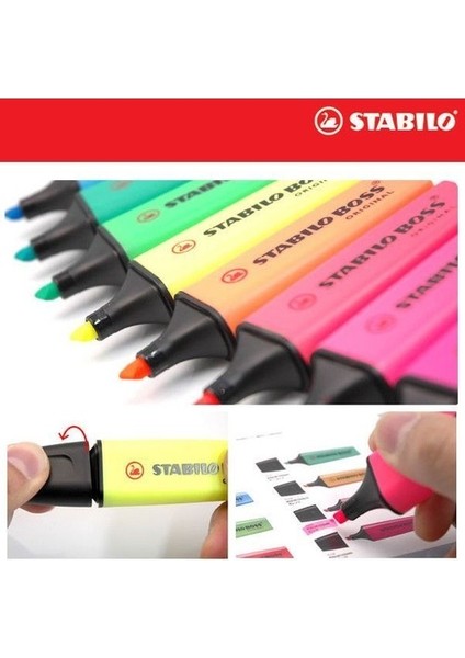 Stabilo Fosforlu Kalem Boss Orıgınal 15 Li Set