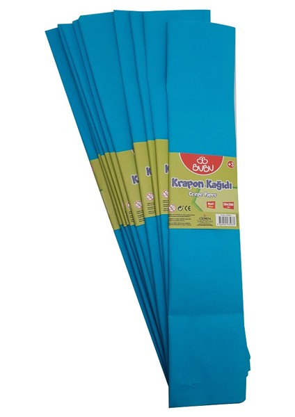 Bu-Bu Krapon Kağıdı 10 Lu Mavi BUBU-KR0009