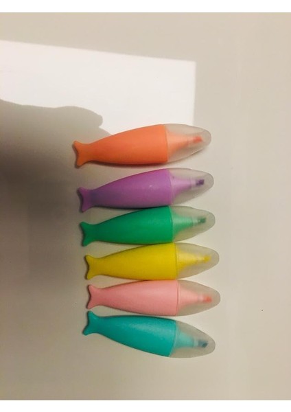 Pinco BC-719 Balık 6lı Fosforlu Kalem