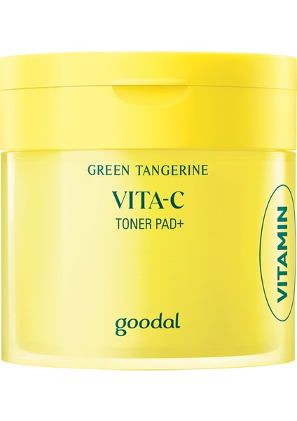 Tangerine Vita C Toner Pad Plus - Yeşil Mandalina Özlü Aydınlatıcı Tonik Ped
