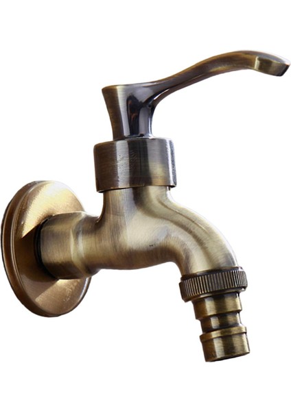 Bahçe Çamaşır Makinesi Duvar Montaj Tek Delikli Lavabo Havza Muslukları Bronz (Yurt Dışından)