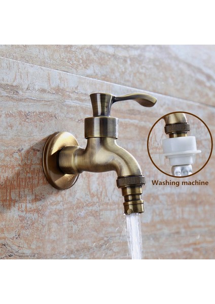 Bahçe Çamaşır Makinesi Duvar Montaj Tek Delikli Lavabo Havza Muslukları Bronz (Yurt Dışından) modelleri