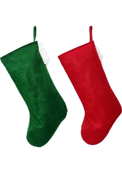 2 Noel Dekorasyon Kolye Noel Çorap (Yurt Dışından)