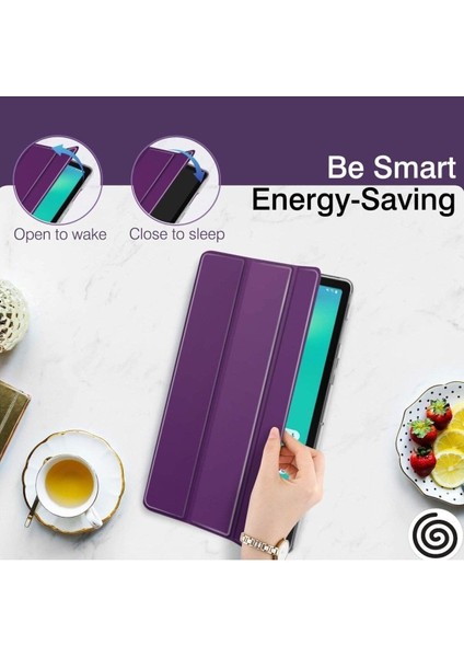 Samsung Galaxy Tab A7 Lite T220 T225 Uyumlu Smart Koruyucu Katlanabilir Tablet Kılıfı
