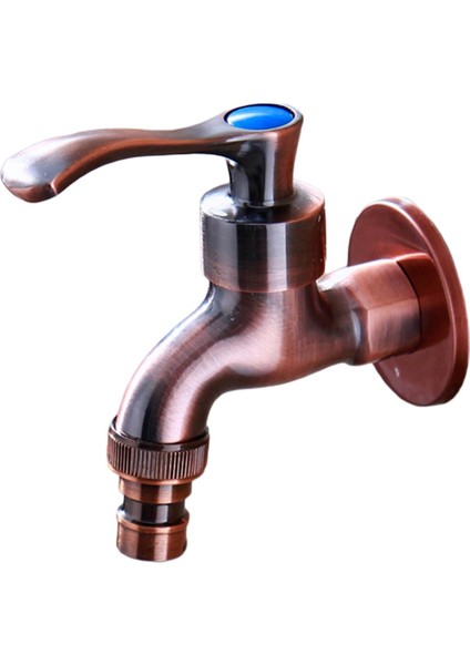 Açık Bahçe Su Musluk Çamaşır Yıkama Banyo Çamaşır Makinesi Banyo Kırmızı Bronz (Yurt Dışından)