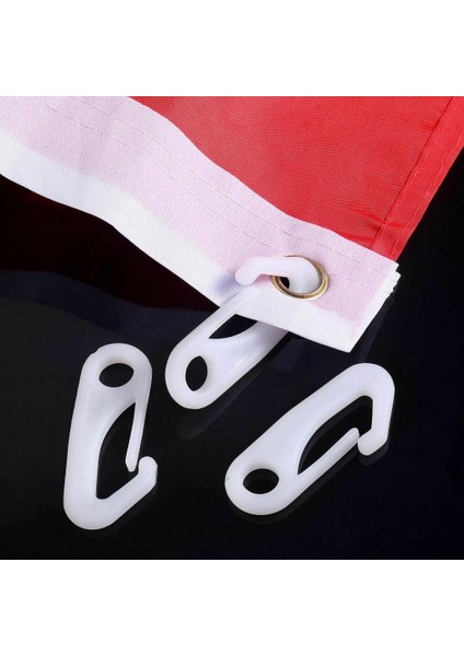 10PIECES Snap Hook Clips Ekli Yedek Beyaz 2.3 Inç Uzunluğunda (Yurt Dışından)