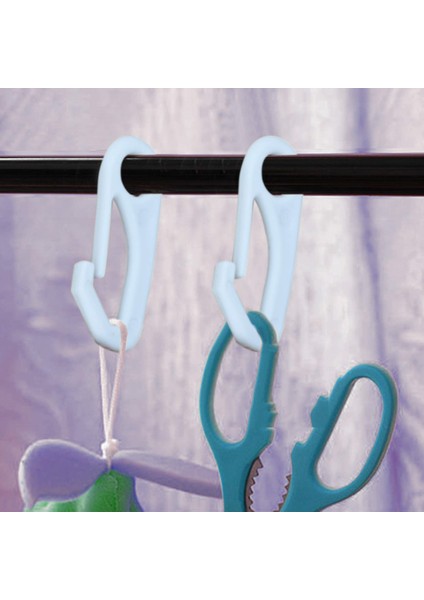 10PIECES Snap Hook Clips Ekli Yedek Beyaz 2.3 Inç Uzunluğunda (Yurt Dışından)