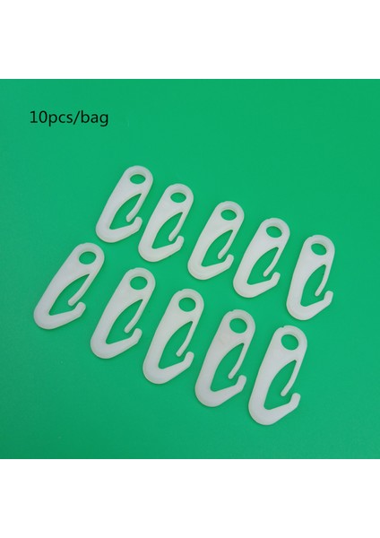 10PIECES Snap Hook Clips Ekli Yedek Beyaz 2.3 Inç Uzunluğunda (Yurt Dışından)