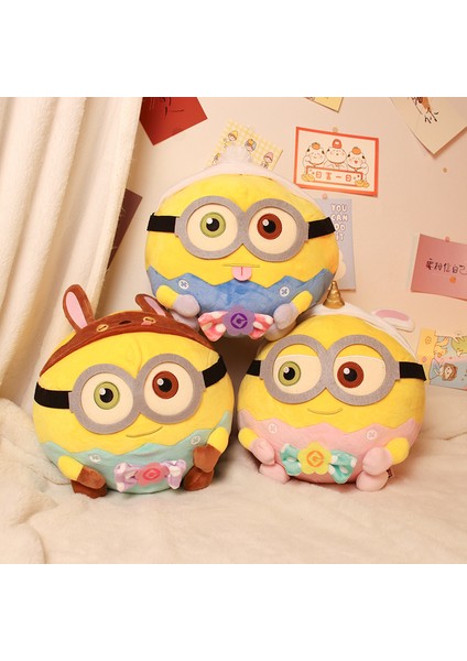 Despicable Me Anime Minions Unicorn Peluş Oyuncak Bebek - Sarı