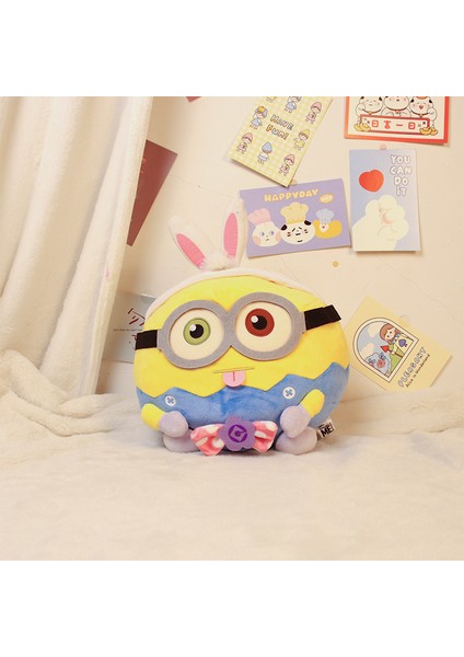 Despicable Me Anime Minions Unicorn Peluş Oyuncak Bebek - Sarı(Yurt Dışından)
