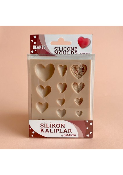 Silikon Kalıp Hearts