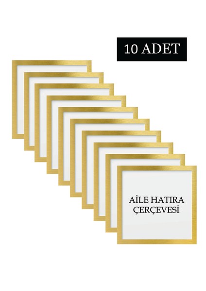 10 Adet Aile Çerçeve Seti Tablo Seti Boş Çerçeve Masa Üstü Çerçeve Hediyelik Çerçeve fiyatları