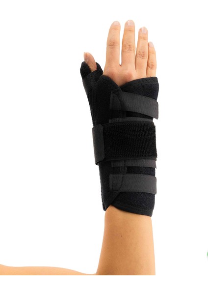 Statik Başparmak Destekli El Bilek Splinti Bedensiz (Neopren Kumaş)