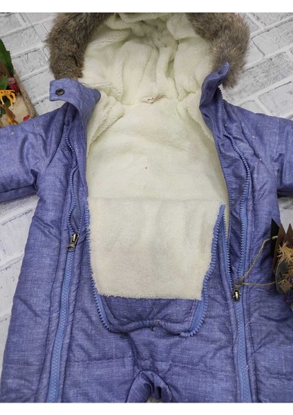 Aslan Figürlü Soft Kumaş Çıkarılabilir Eldiven ve Patikli Kapüşonlu Bebek Kozmonot Tulum fırsatları