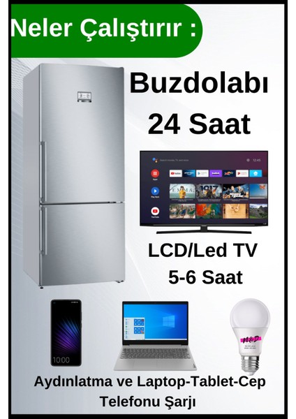 N&d Lighting Bağ Evi Hobi Bahçesi Buzdolabı+Tv+Aydınlatma Solar Paket 8kwp