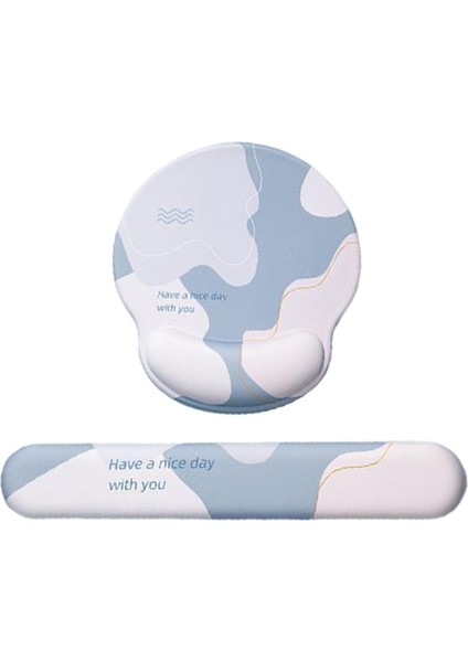 Bellek Köpüğü Klavye ve Fare Bileği Dinlenme Pedleri Bilekle Mousepad Seti Yuvarlak (Yurt Dışından) fiyatları