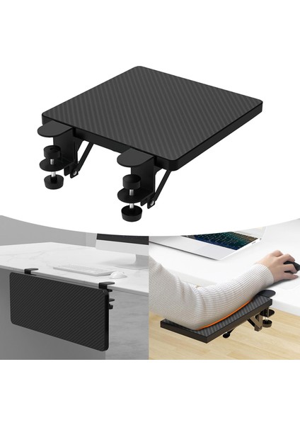 Katlanır Ergonomik Masa Genişletici Klavye Ofisi Ahşap Dirsek Kolu Desteği Küçük (Yurt Dışından)
