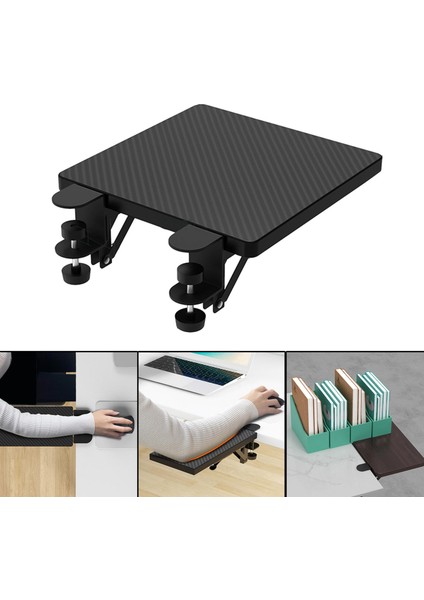 Katlanır Ergonomik Masa Genişletici Klavye Ofisi Ahşap Dirsek Kolu Desteği Küçük (Yurt Dışından)