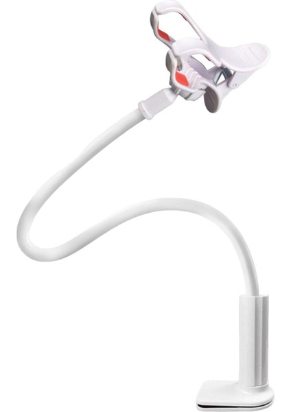 Tablet Telefon Standı Tutucu Tembel Yatak 360 ° iPad Akıllı Telefonlar Için Döner Beyaz Klip (Yurt Dışından) fiyatları