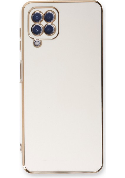 Samsung Galaxy M32 Kılıf Bark Parlak Kenarlı Silikon